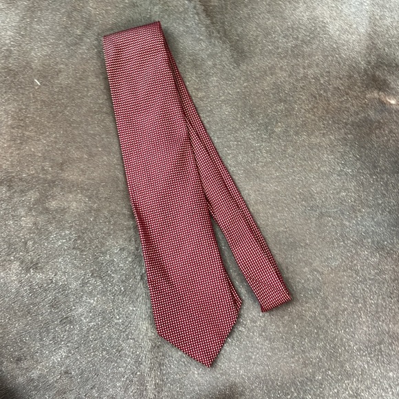 Alain Figaret Silk Dotted Patterned Tie - Picture 5 of 5